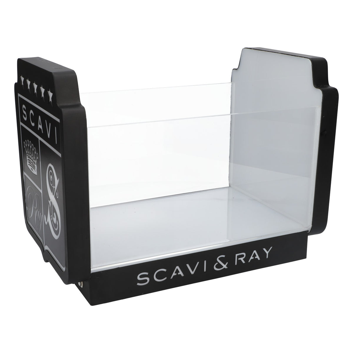 Scavi & Ray LED Chłodziarka do szampana Chłodziarka do butelek Akumulator wraz z zasilaczem Ice Bucket Illuminata czarny Przezroczysty – Widok 2