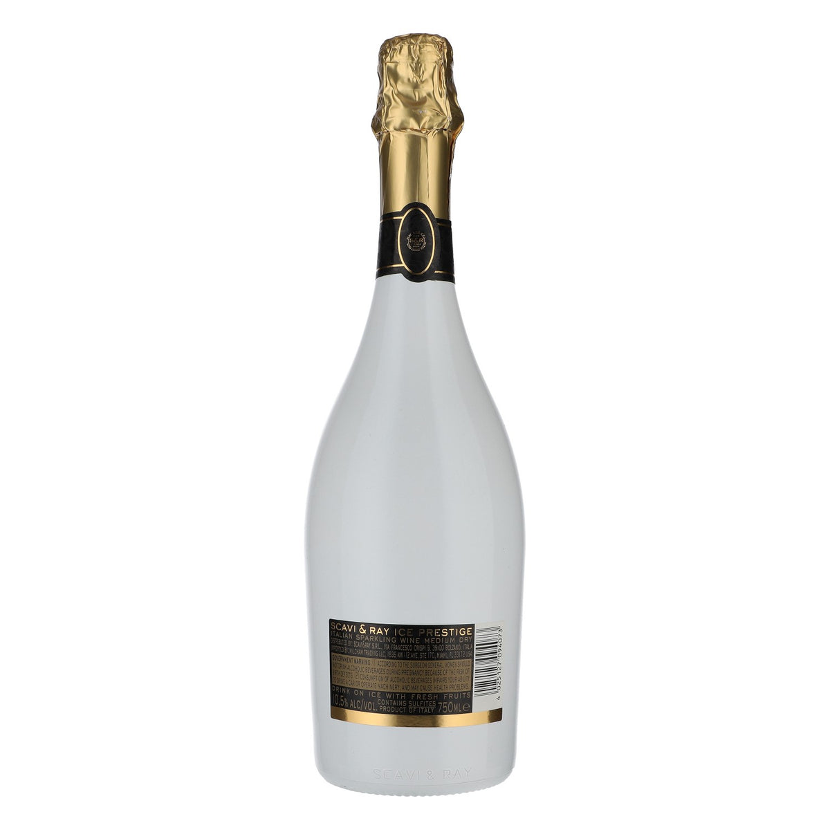Scavi & Ray PUSTA butelka dekoracyjna Prosecco Showflasche Showbottle biała 0,75 l – Widok 4