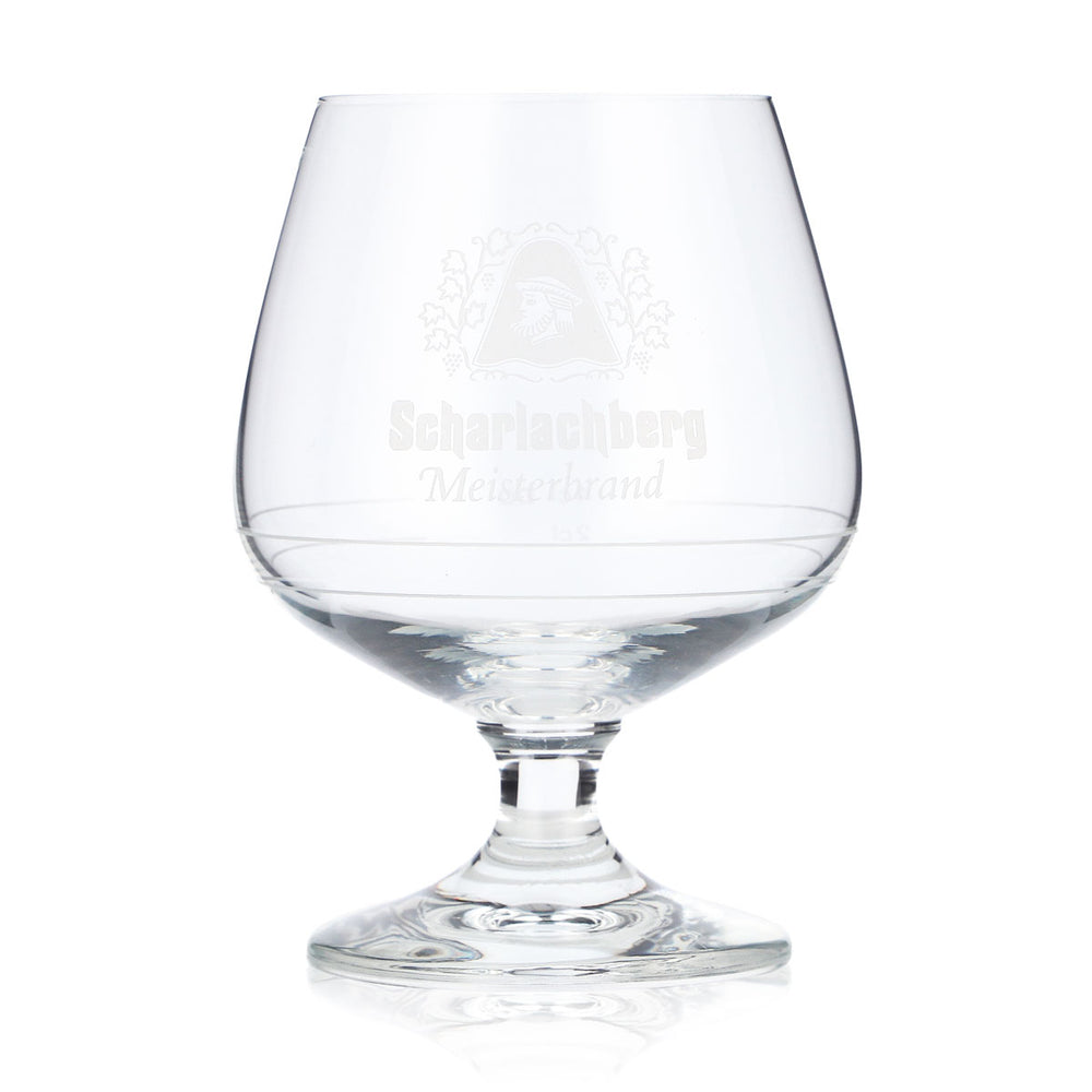 Szklanka do koniaku Scharlachberg 0,15 l Schwenker Meisterbrand białe logo Böckling
