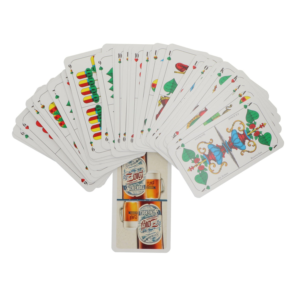 Scherdel – piwo, gra karciana Skat, Zoigl Schmid – oryginalne karty do gry – Widok 2