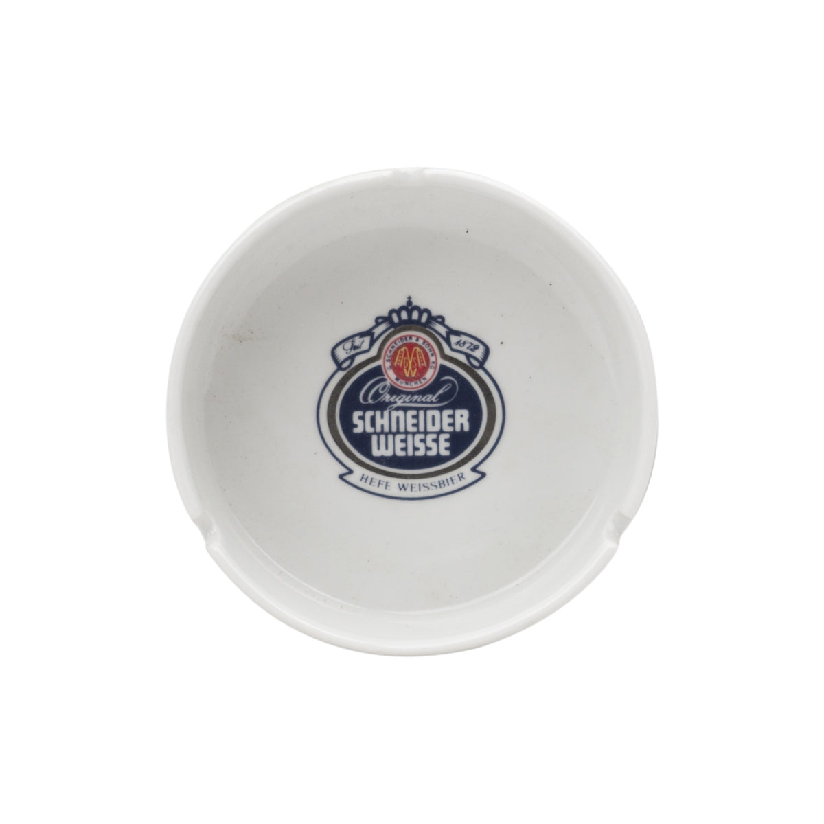 Popielniczka do piwa Schneider Weisse 10cm ceramiczna popielniczka ogrodowa na papierosy – Widok 2