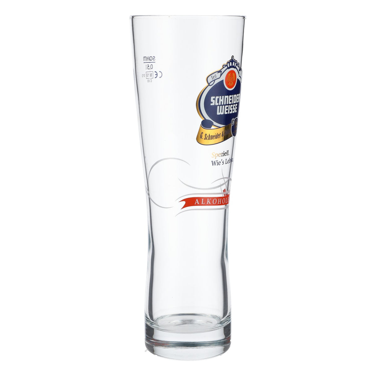 Szklanka do piwa Schneider Weisse 0,5 l Szklanki Puchar Bezalkoholowe Specjalne Życie – Widok 2