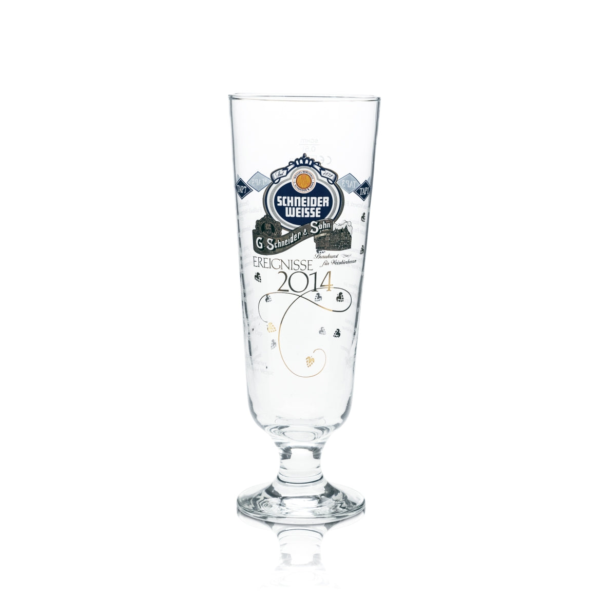 Szklanka do piwa Schneider Weisse 0.5l goblet tulipan szklanki wydarzenia 2014 edycja