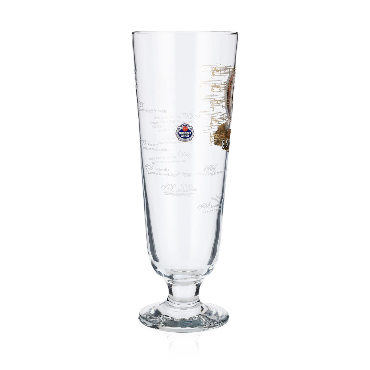 Szklanki do piwa Schneider Weisse 0,5 l, specjalna edycja Georg V Sahm – Widok 4