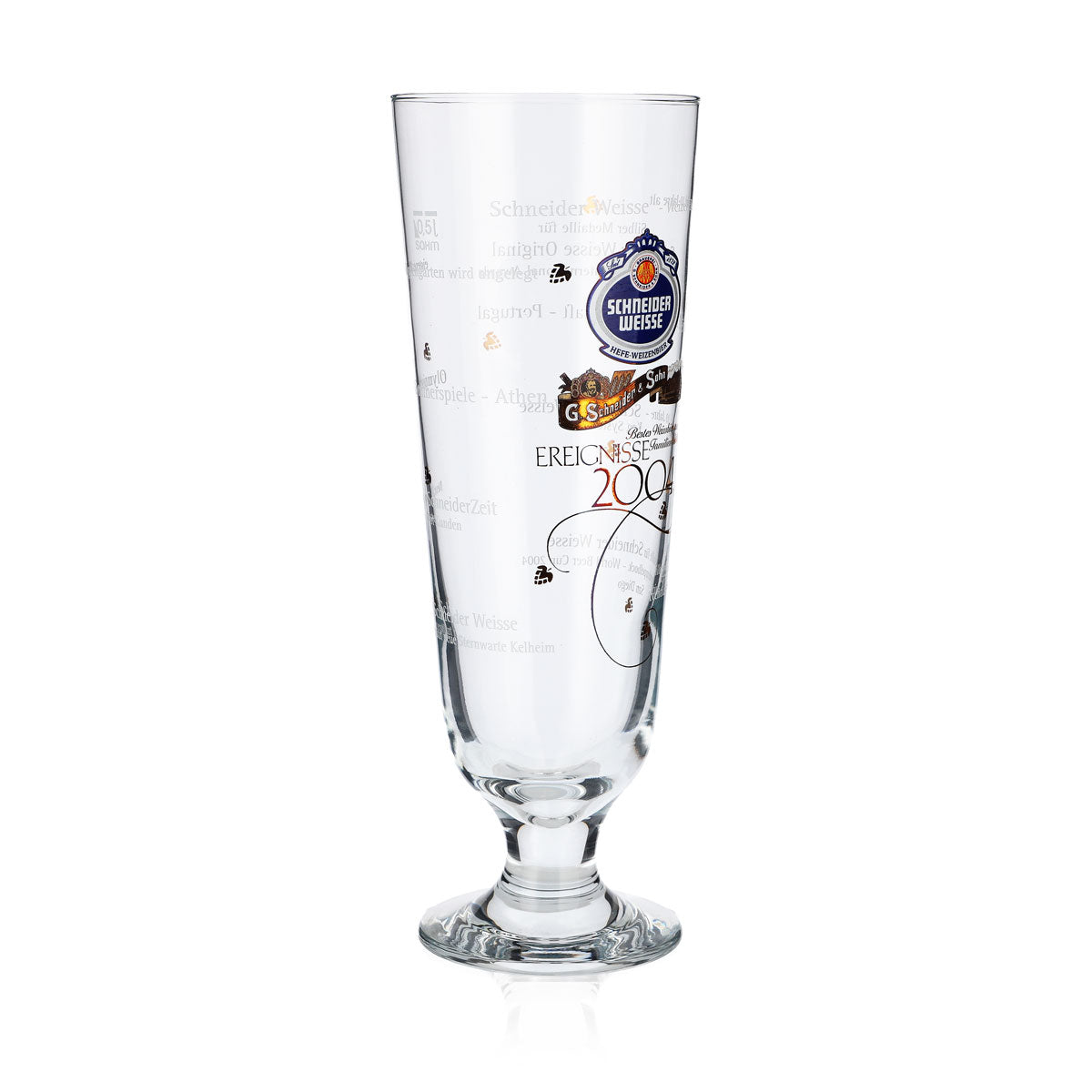 Szklanki do piwa Schneider Weisse 0,5 l Pokal Edycja specjalna Wydarzenia 2004 – Widok 2
