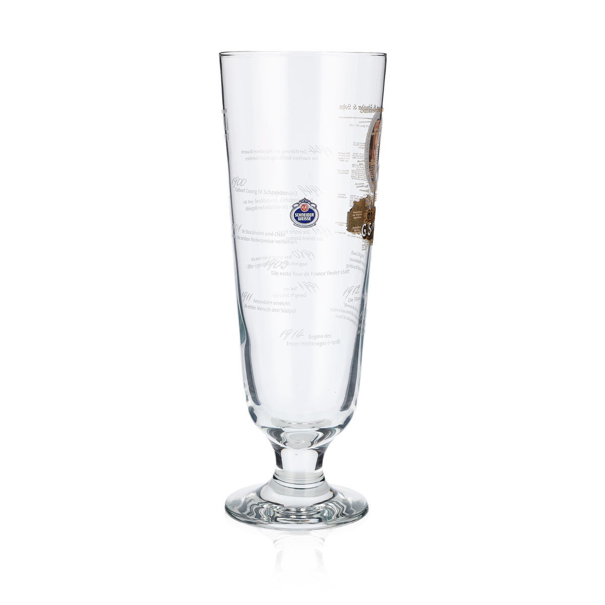 Szklanki do piwa Schneider Weisse 0,5 l, specjalna edycja Georg IV Sahm – Widok 4