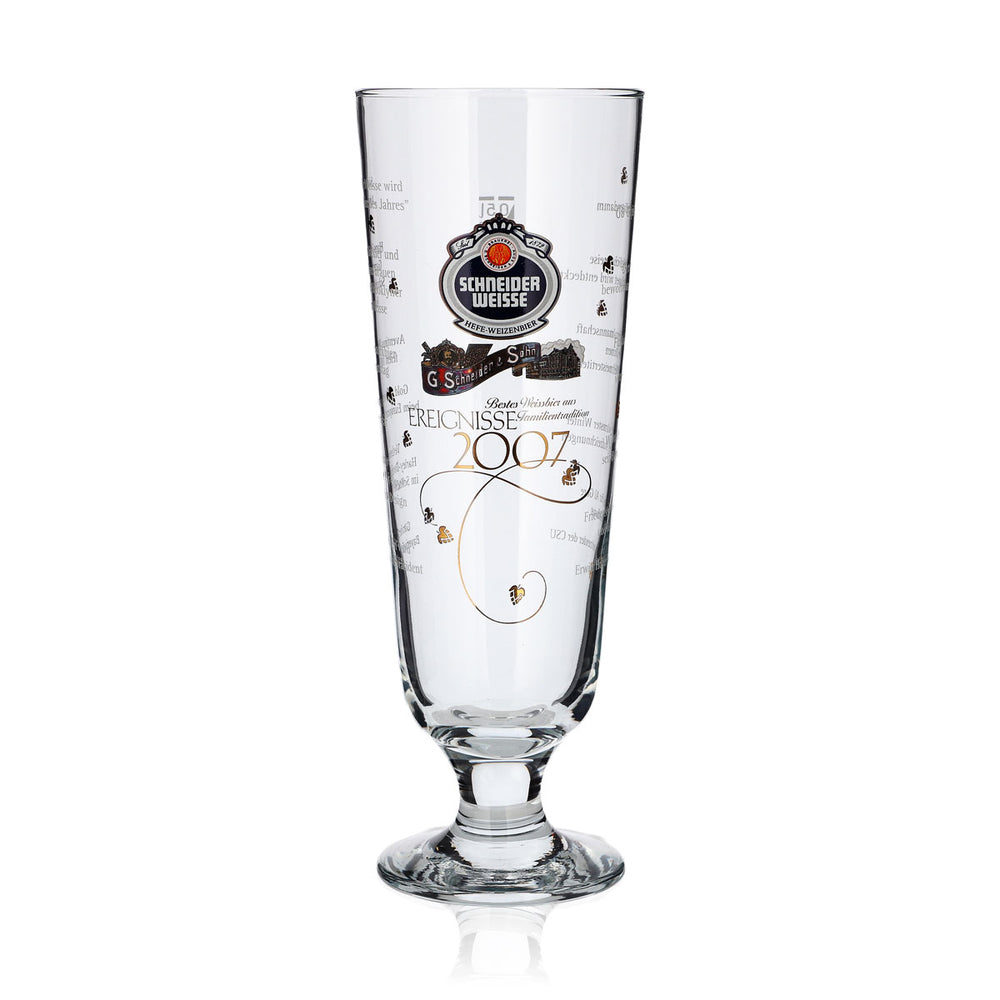 Schneider Weisse Szklanka 0,5 l Antyk Pokal Wydarzenia 2007 Edycja Kolekcjonerskie szklanki