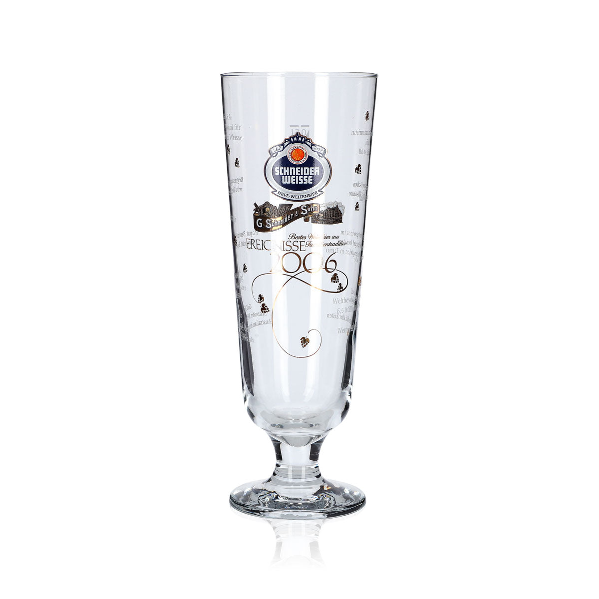 Schneider Weisse Szklanka 0,5 l Antik Pokal Szklanki Edycja specjalna Wydarzenia 2006