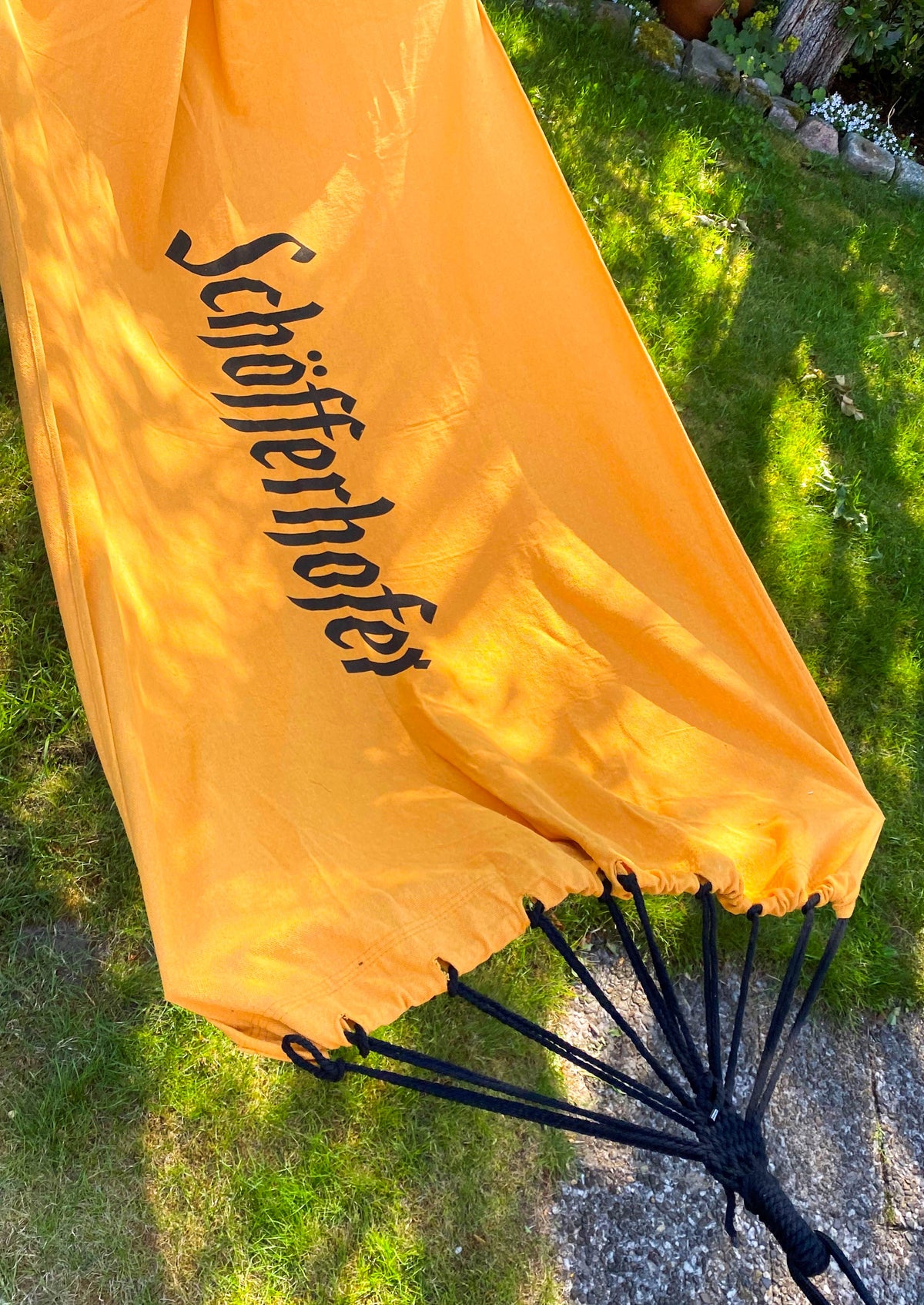 Schöfferhofer Weizenbier XXL Hamak outdoorowy z lnu „Single Natura” – Widok 4