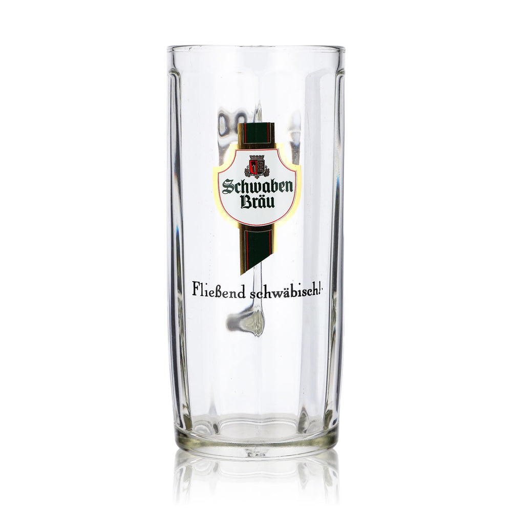 Szklanka do piwa Schwaben Bräu 0,5 l, dzbanek w kolorze kremowym