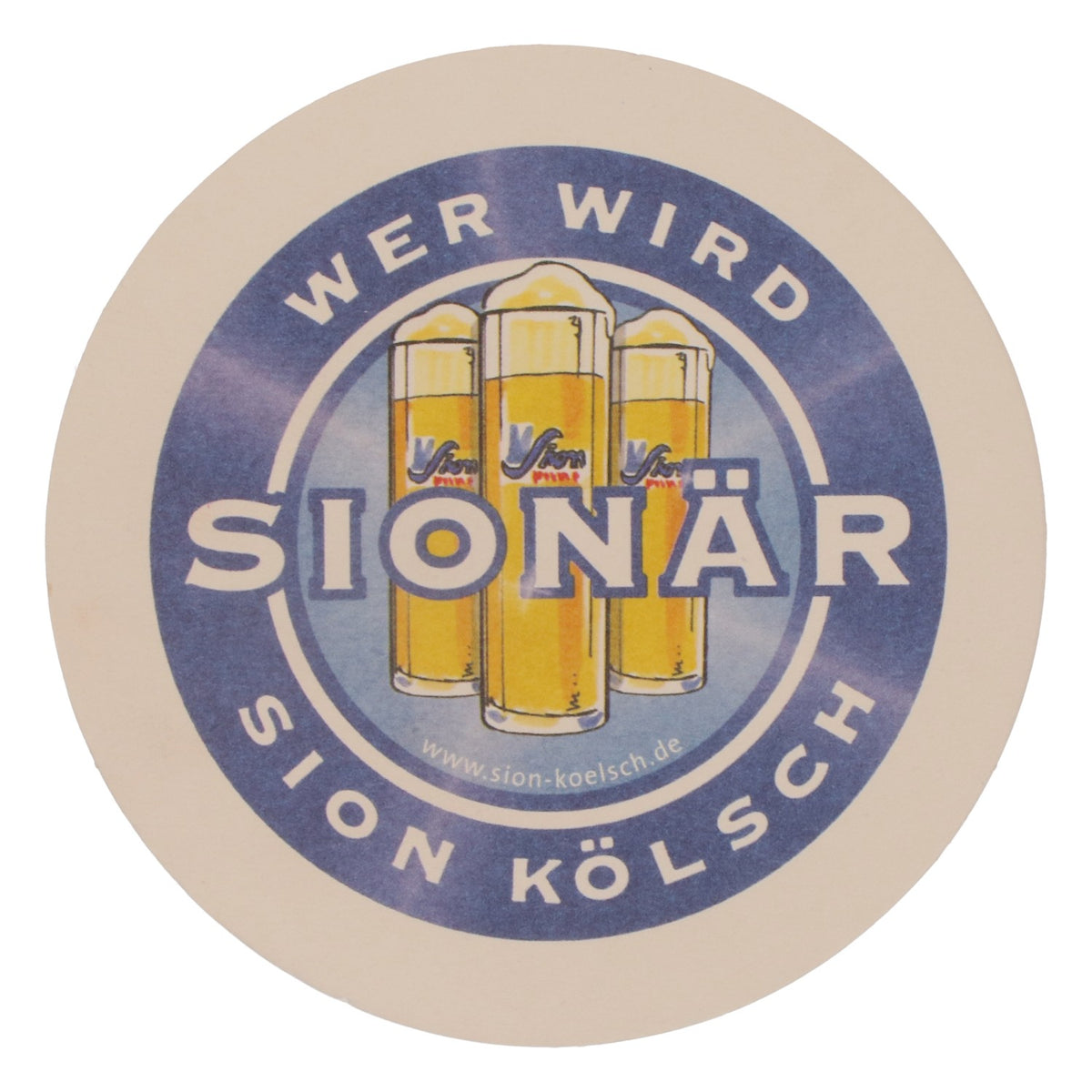 Podkładki pod piwo Sion Kölsch 100 sztuk „Wer wird Sionär” – Widok 3