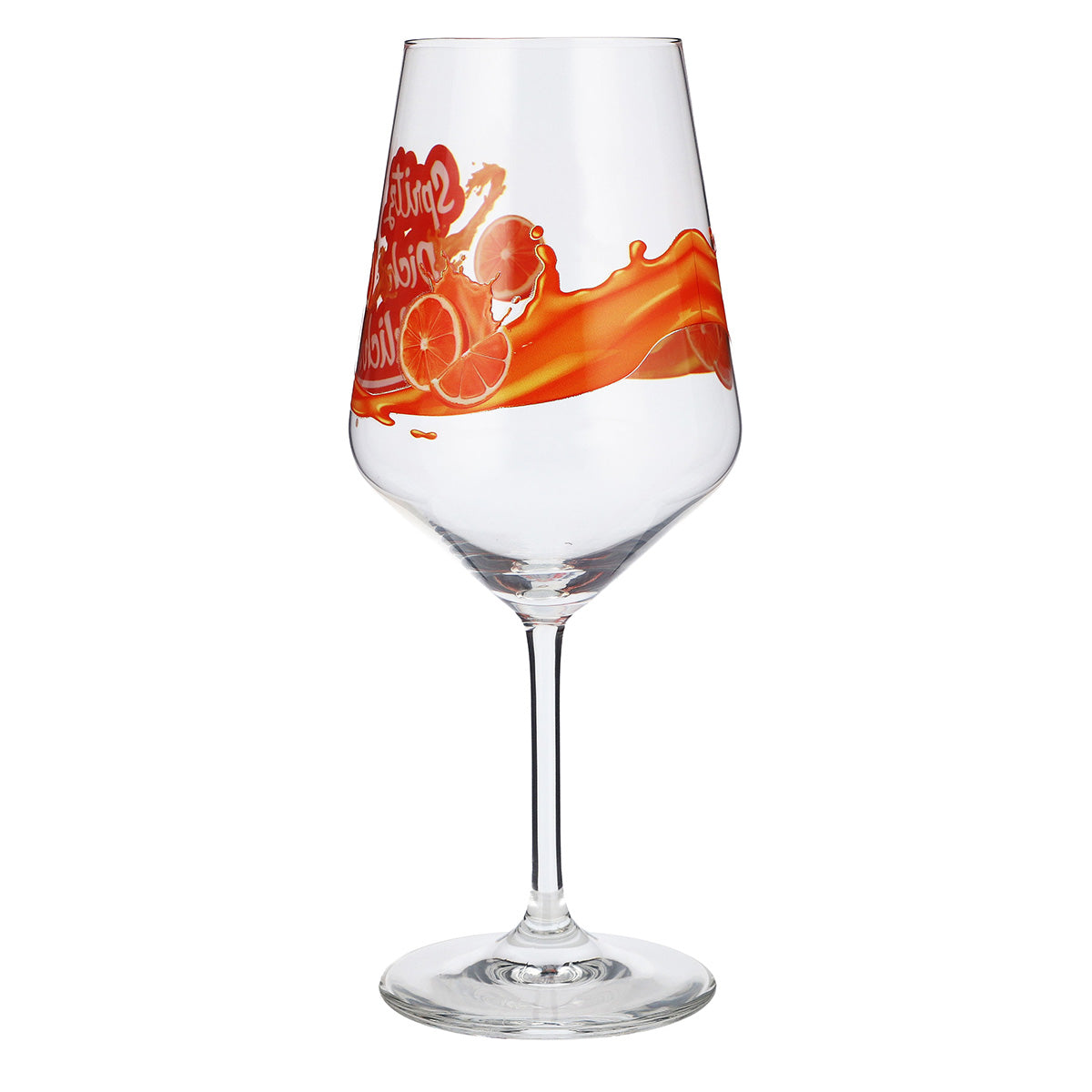Kieliszek do aperitifu Sipply Summer Vibes z napisem „Spritz Dich glücklich!” (Spryskaj się szczęściem!) Napoje Koktajle 0,5 l – Widok 6