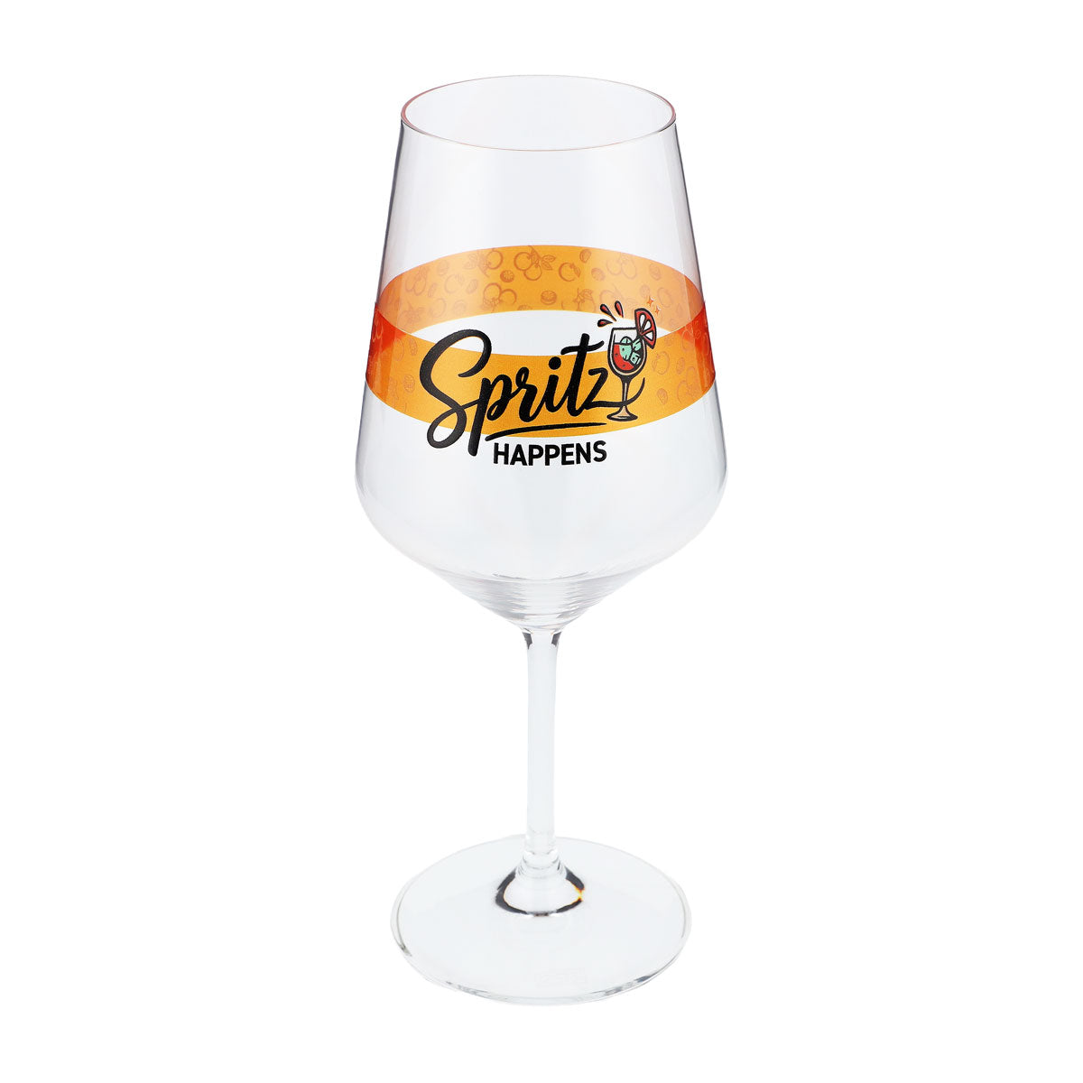Kieliszek do aperitifu Sipply Summer Vibes z napisem Spritz Happens 0,5 l z efektem przezroczystości – Widok 8