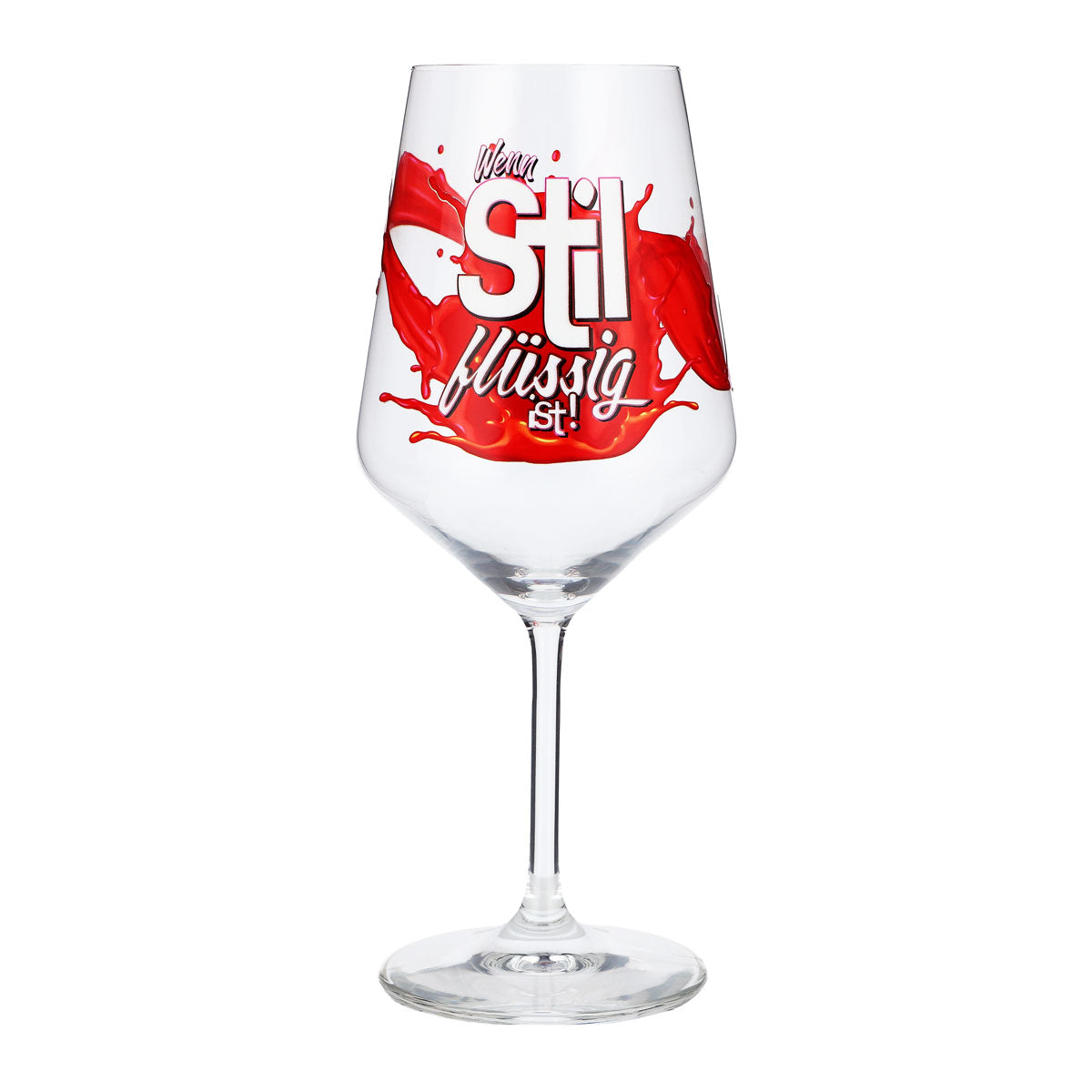 Kieliszek do aperitifu Sipply Summer Vibes z napisem „Kiedy styl jest płynny!” 0,5 l z efektem przezroczystości – Widok 5