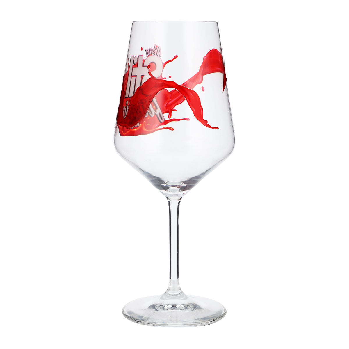 Kieliszek do aperitifu Sipply Summer Vibes z napisem „Kiedy styl jest płynny!” 0,5 l z efektem przezroczystości – Widok 6