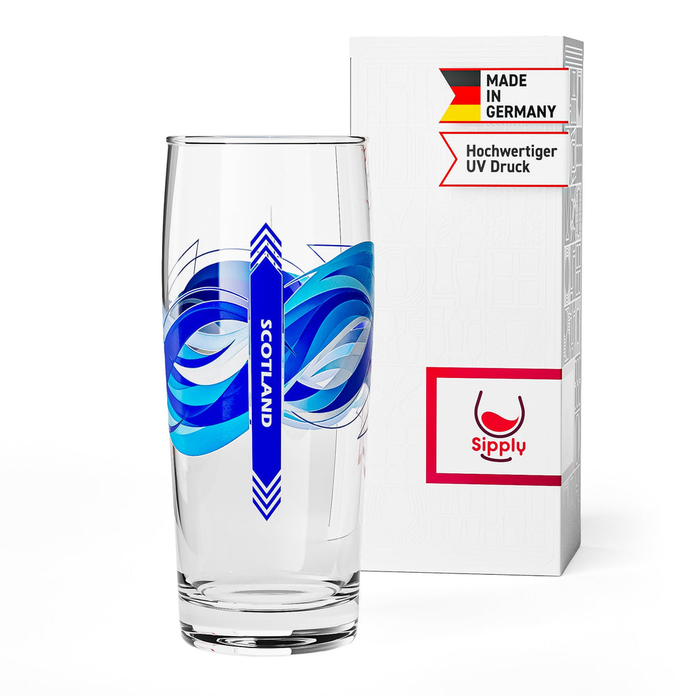 Sipply Szklanka do piwa Willibecher 0,3l z flagą twojego kraju Szkocja