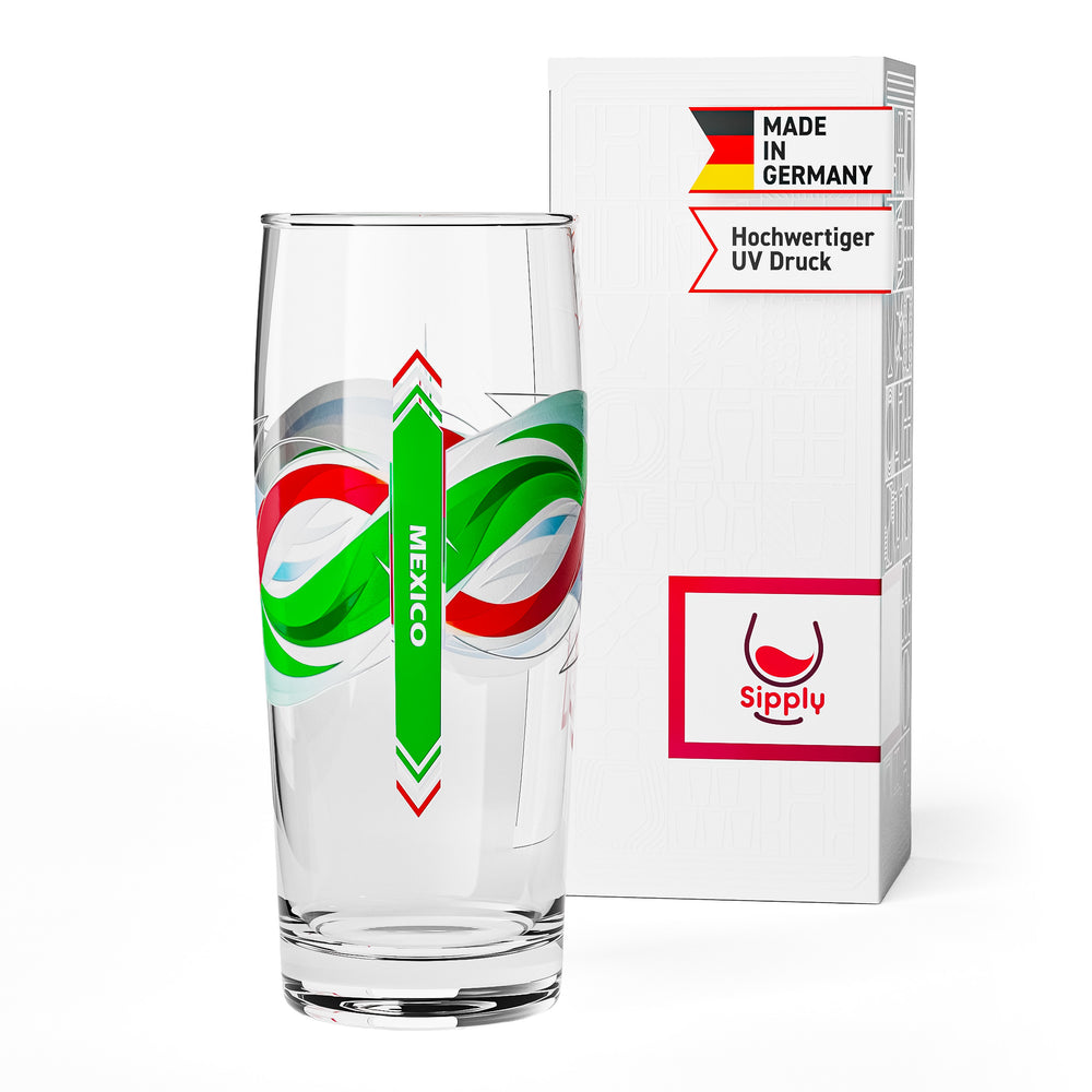 Kieliszek do piwa Sipply Willibecher 0,5 l z flagą Meksyku