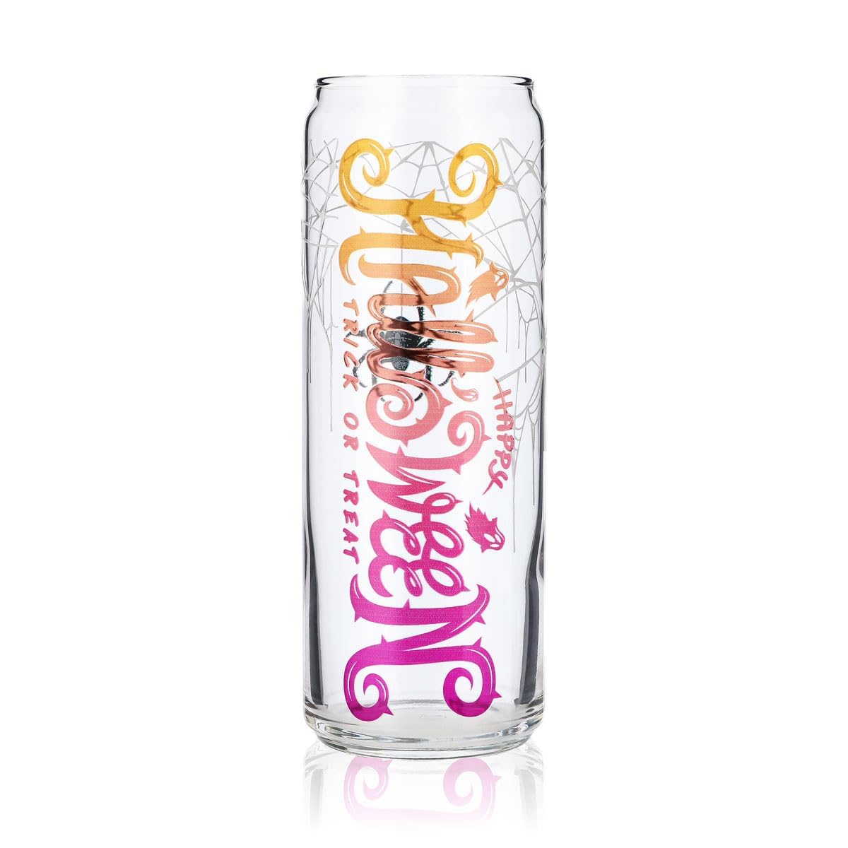Sipply Szklanka z motywem Halloween Pająk nadruk UV Can Glass 370ml