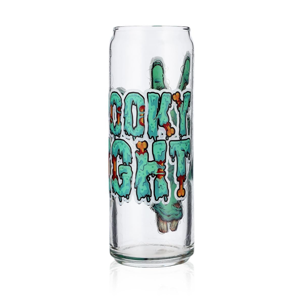 6x szklanka Sipply z motywem Halloween Zombie Hands jako nadruk UV Can Glass 370ml – Widok 4