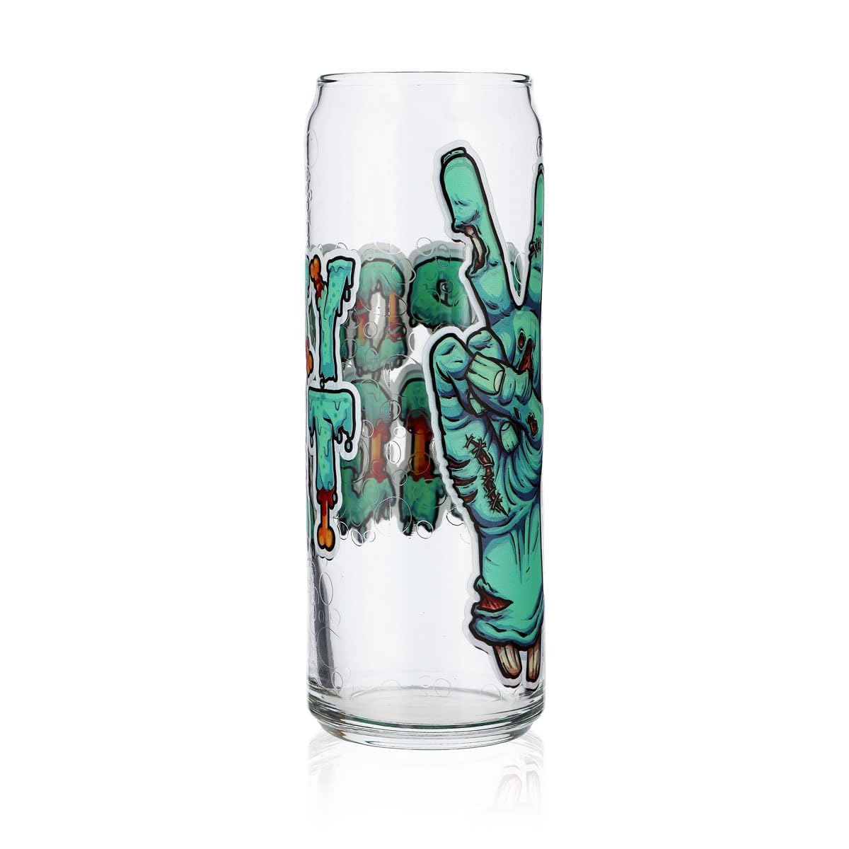 Sipply Szklanka z motywem halloweenowym Zombie Hands jako nadruk UV Can Glass 370ml – Widok 4