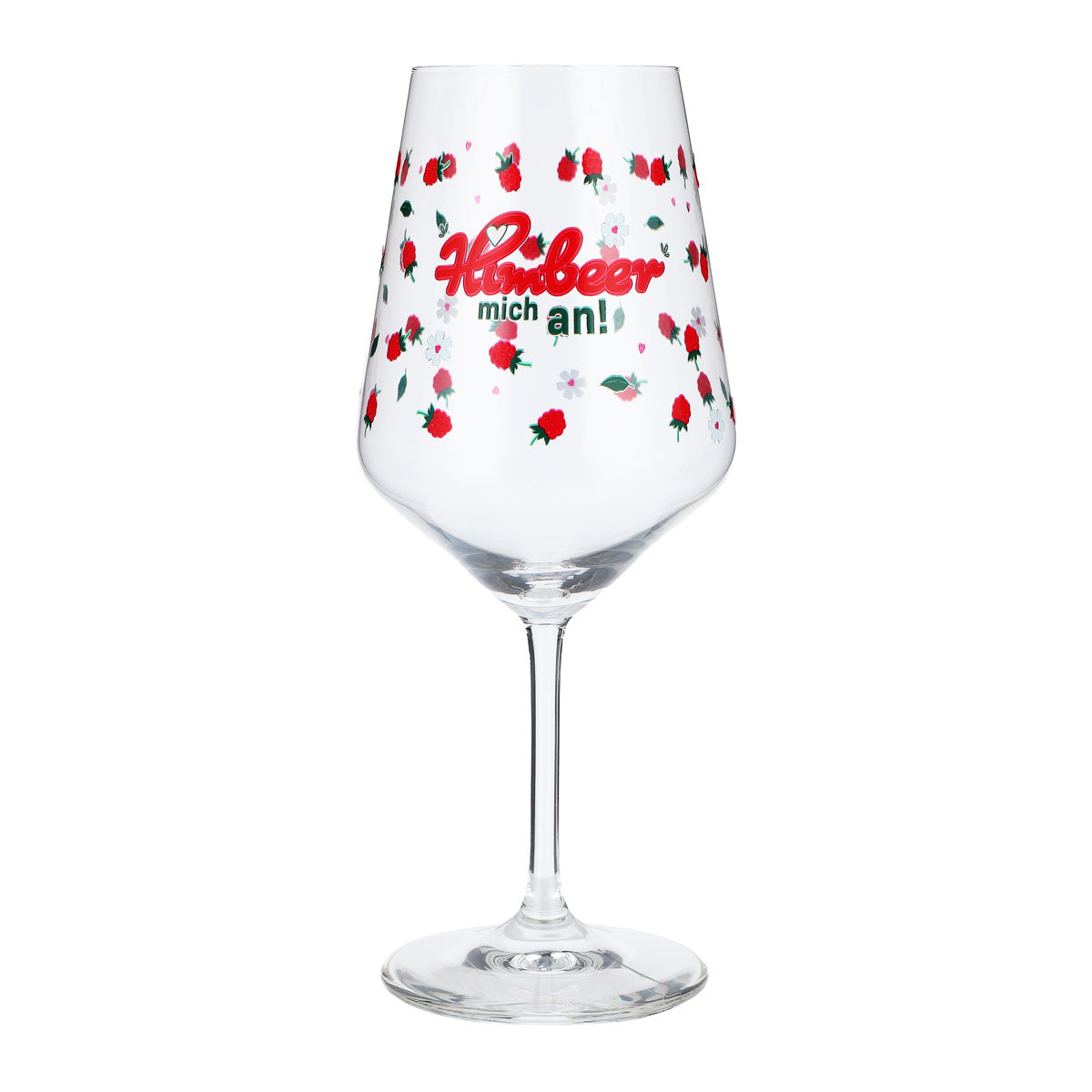 Kieliszek do wina Sipply z zabawnym napisem „Himbeer mich an” (Uśmiechnij się do mnie) 0,5 l – Widok 5