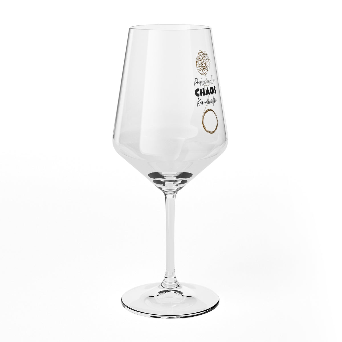 Kieliszek do wina Sipply z napisem „Chaos Koordinator”, 0,5 l – Widok 6