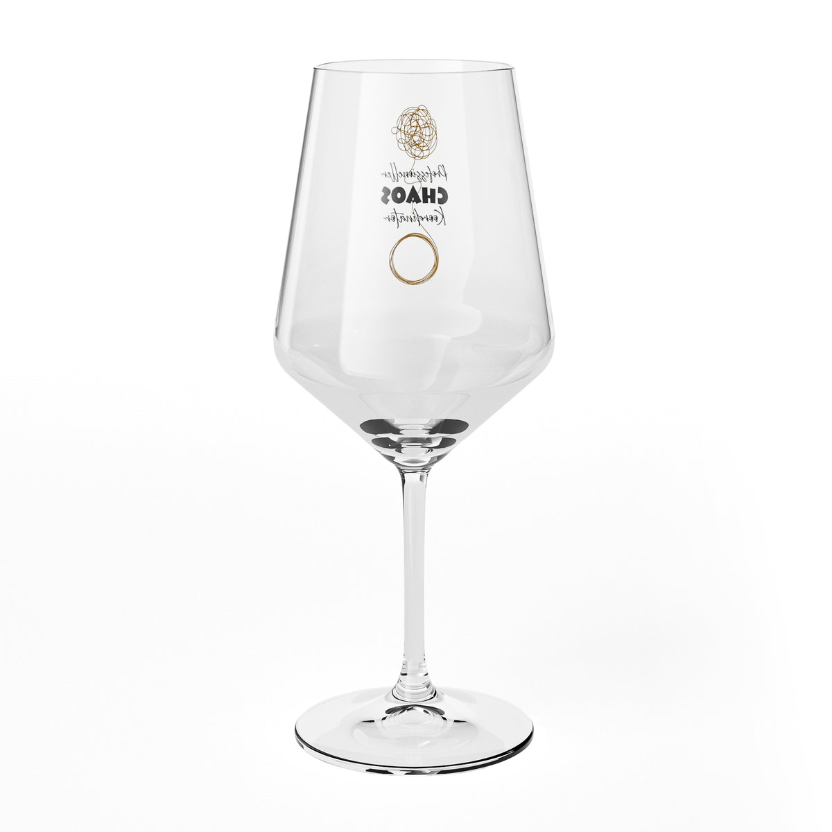 Kieliszek do wina Sipply z napisem „Chaos Koordinator”, 0,5 l – Widok 8