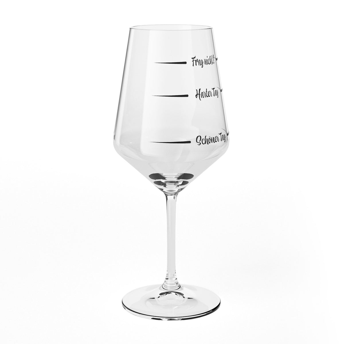 Kieliszek do wina Sipply z napisem „Nie pytaj – ciężki dzień, piękny dzień” V2, 0,5 l – Widok 6