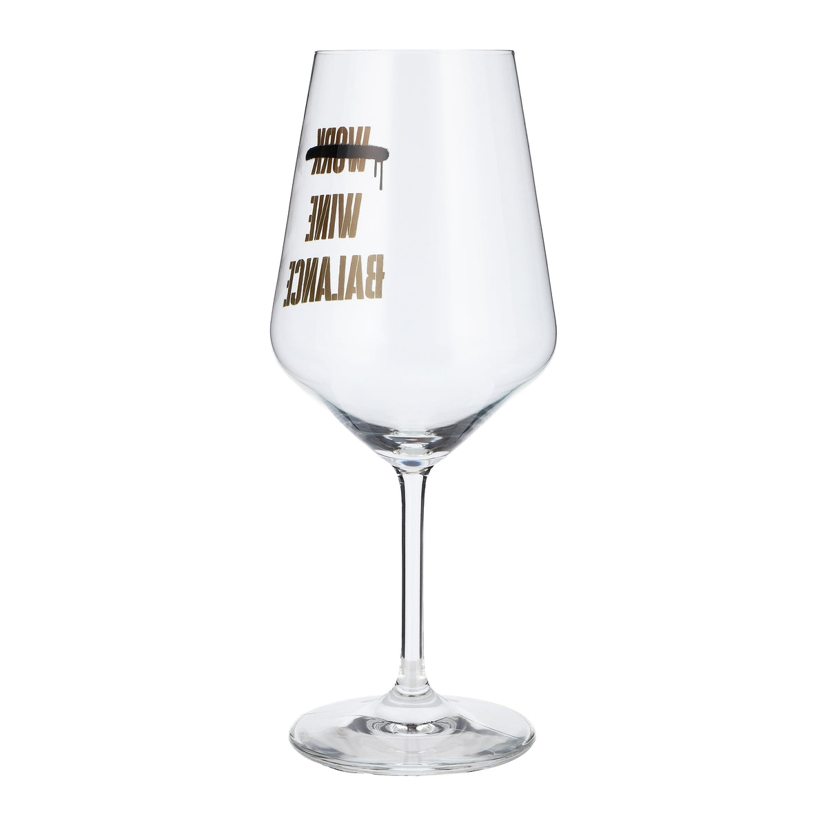 Kieliszek do wina Sipply z napisem „Work Wine Balance”, 0,5 l – Widok 7