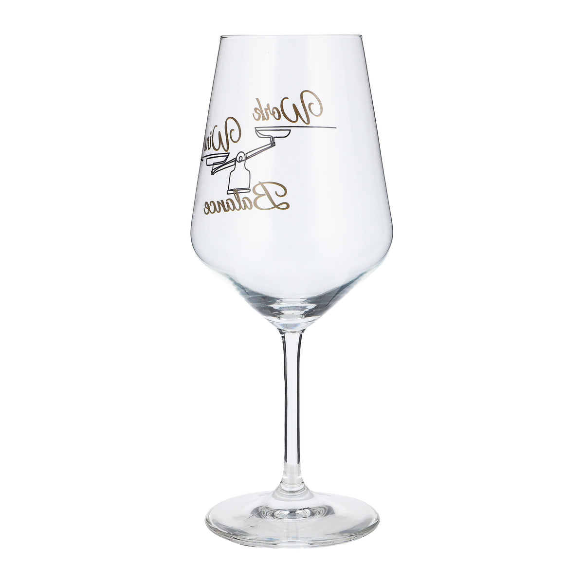 Kieliszek do wina Sipply z napisem „Work Wine Balance”, 0,5 l – Widok 7