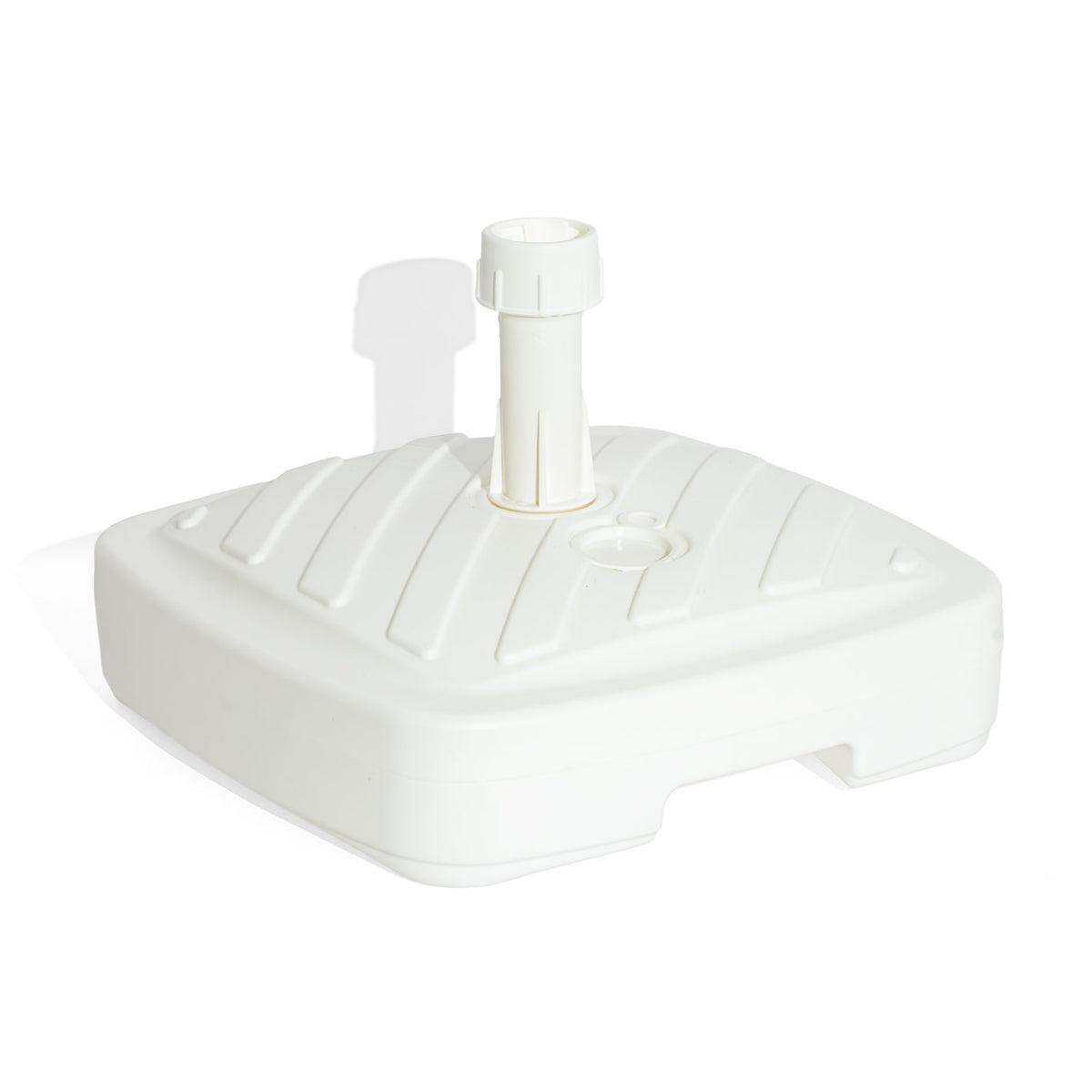 Podstawa parasola Podstawa parasola Napełniana wodą Biała Średnica 4 cm