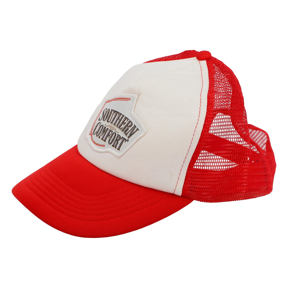 Czapka baseballowa Southern Comfort Whiskey Truckercap Czapka z daszkiem czerwono-biała z siateczką