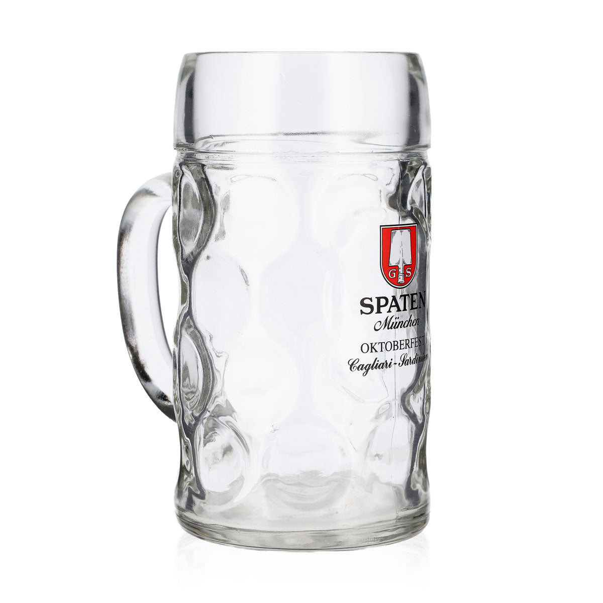 Szklanka do piwa Spaten, dzbanek 1 l, Oktoberfest, Cagliari – Sardynia – Widok 2