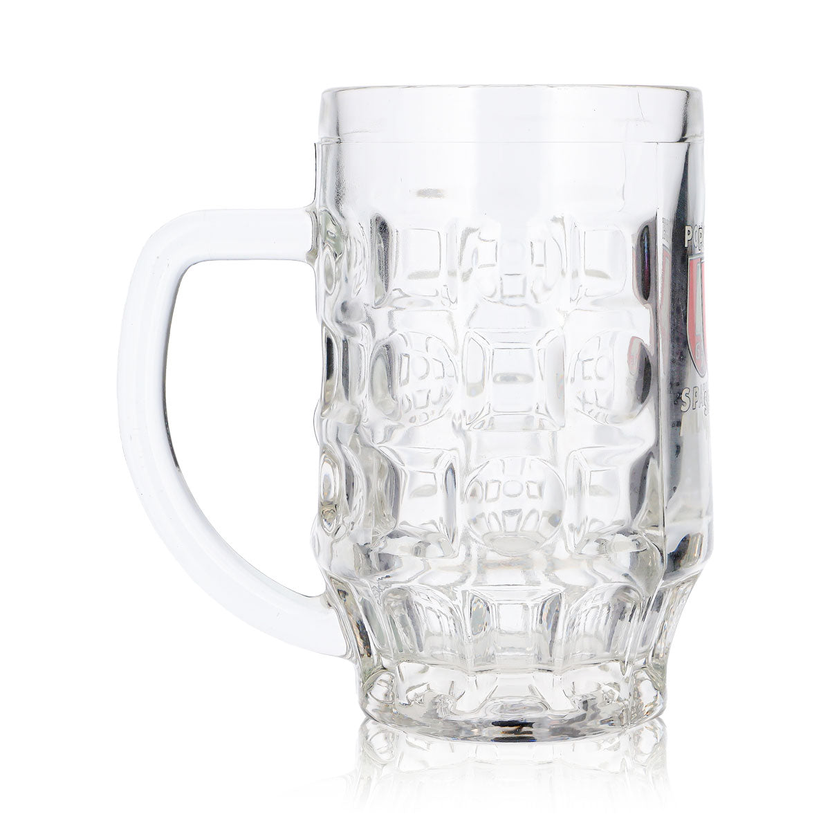 Szklanka do piwa, kufel, dzbanek, kubek do piwa, 0,5 l, Monachium, Pousset, relief – Widok 4