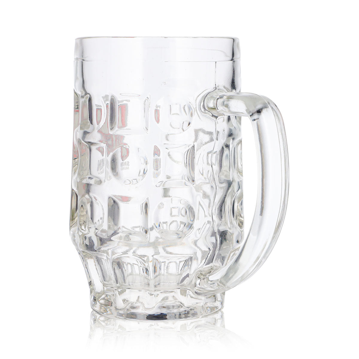 Szklanka do piwa, kufel, dzbanek, kubek do piwa, 0,5 l, Monachium, Pousset, relief – Widok 5