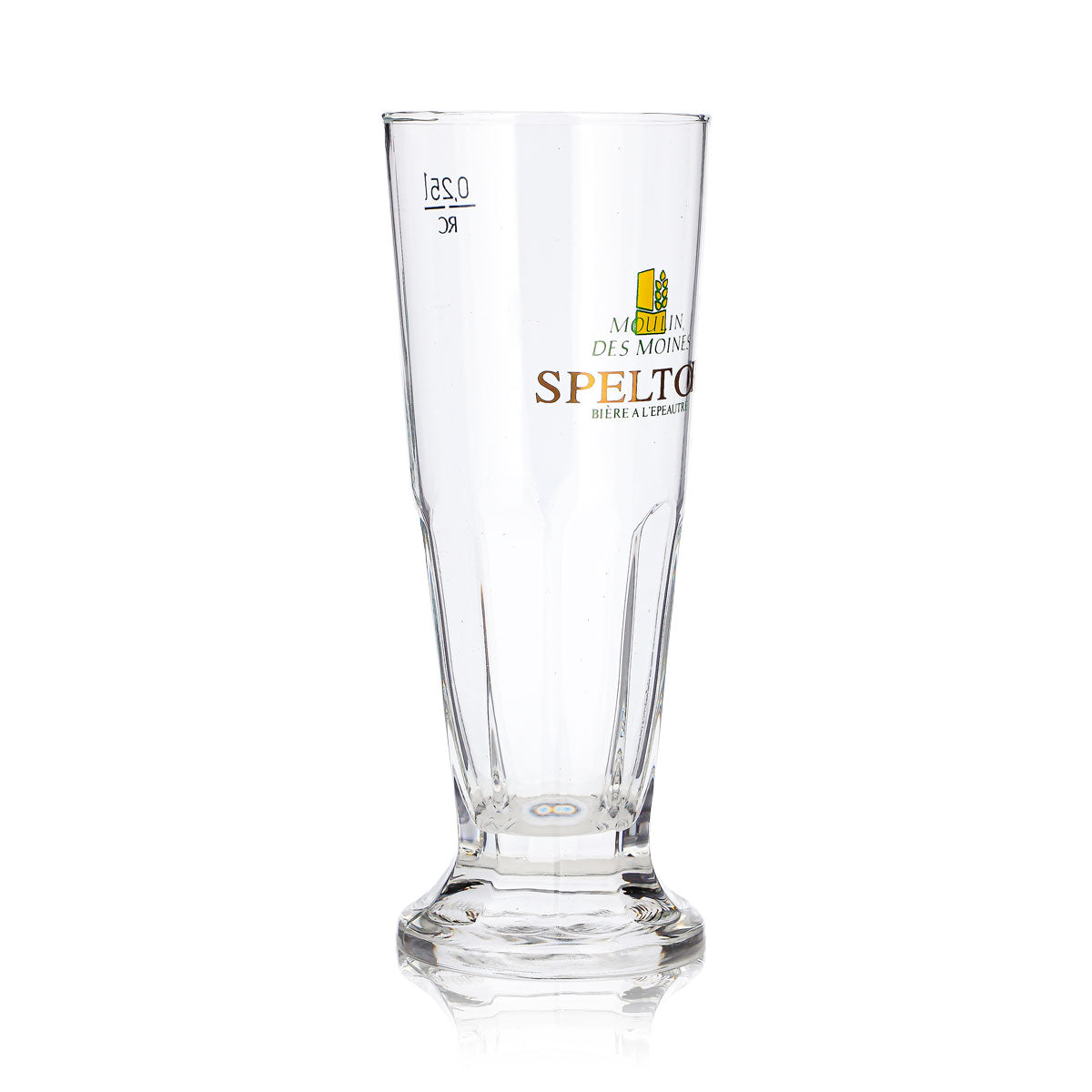 Szklanka do piwa Speltor 0,25 l, puchar „Moulin Des Moines”, relief Ritzenhoff – Widok 3