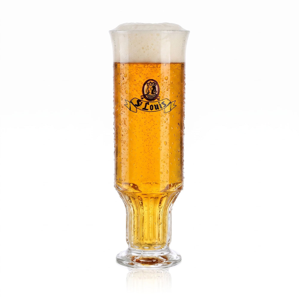 Szklanka do piwa St. Louis 0,25 l, puchar z reliefem, VMC France