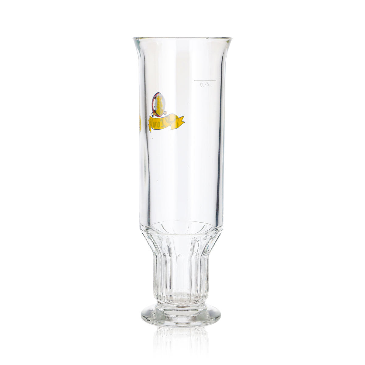 Szklanka do piwa St. Louis 0,25 l, puchar z reliefem, VMC France – Widok 4