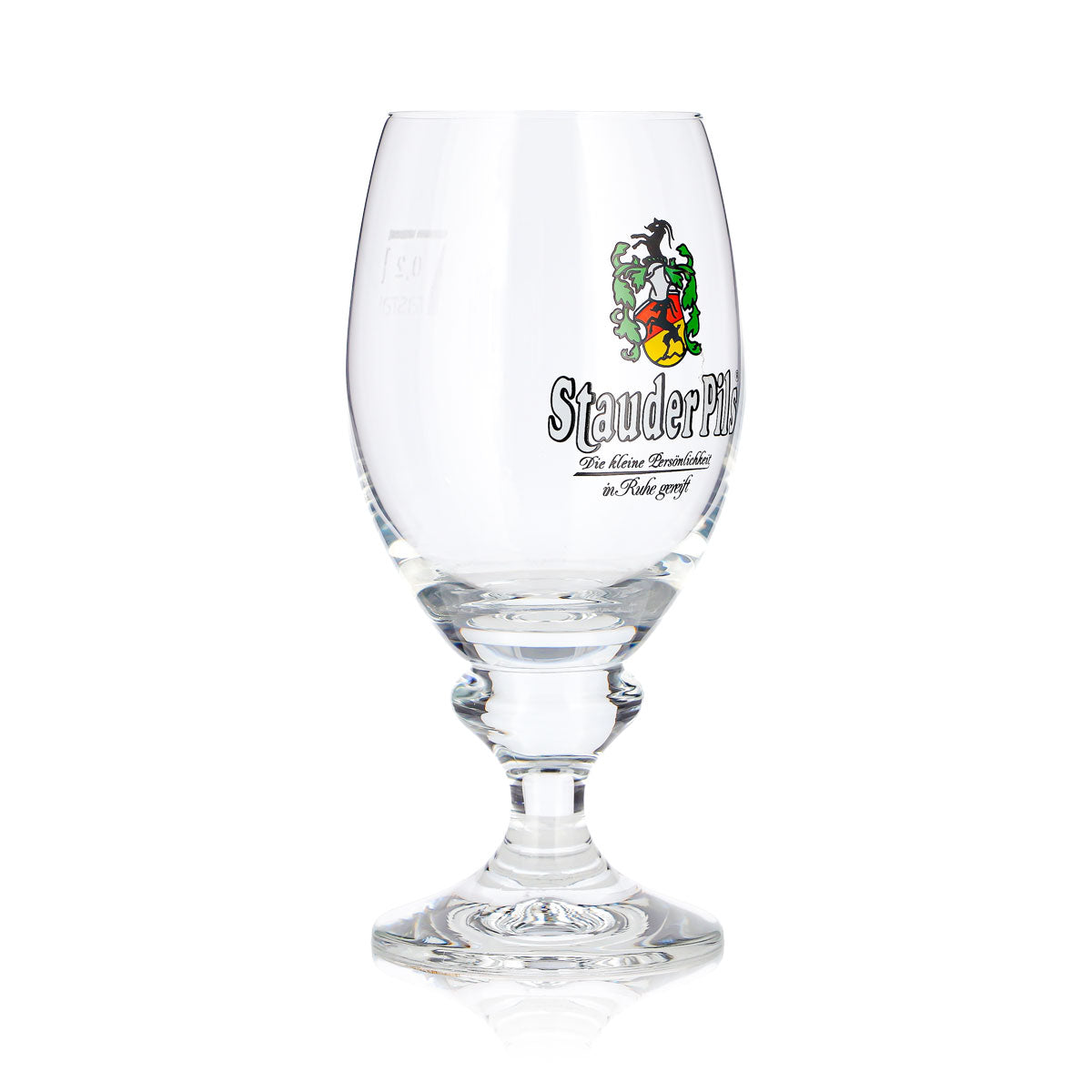 Szklanka do piwa Stauder 0,2 l, puchar z logo Stauder Pils „Rastal” – Widok 3