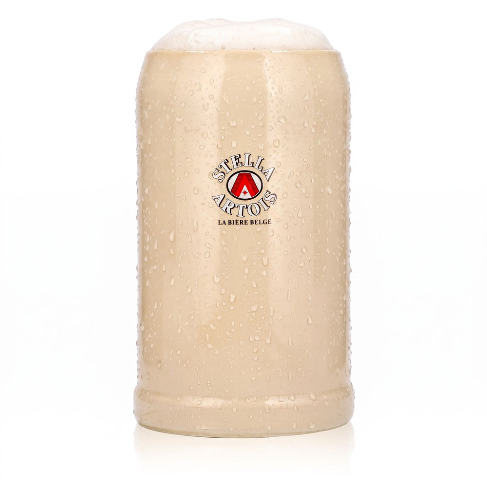 Szklanka do piwa Stella Artois 1 l, gliniany kufel