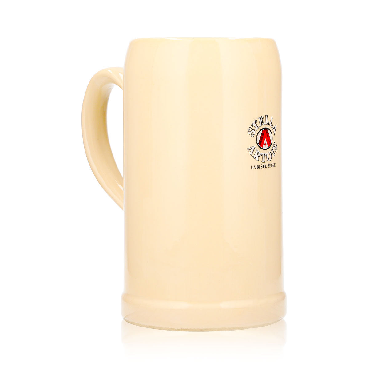 Szklanka do piwa Stella Artois 1 l, gliniany kufel – Widok 3