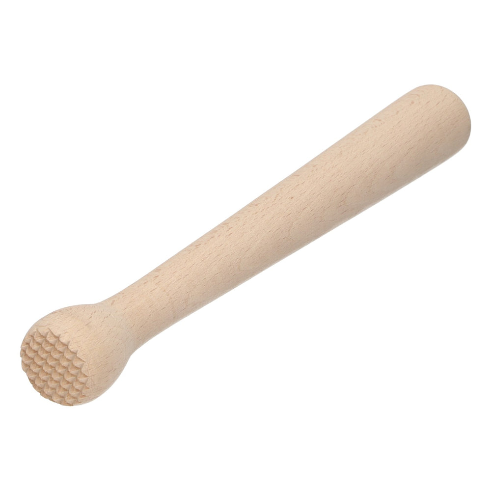 Tłuczek Moździerz Akcesoria barowe Drewno bukowe 20cm Akcesoria barowe Sprzęt barmański