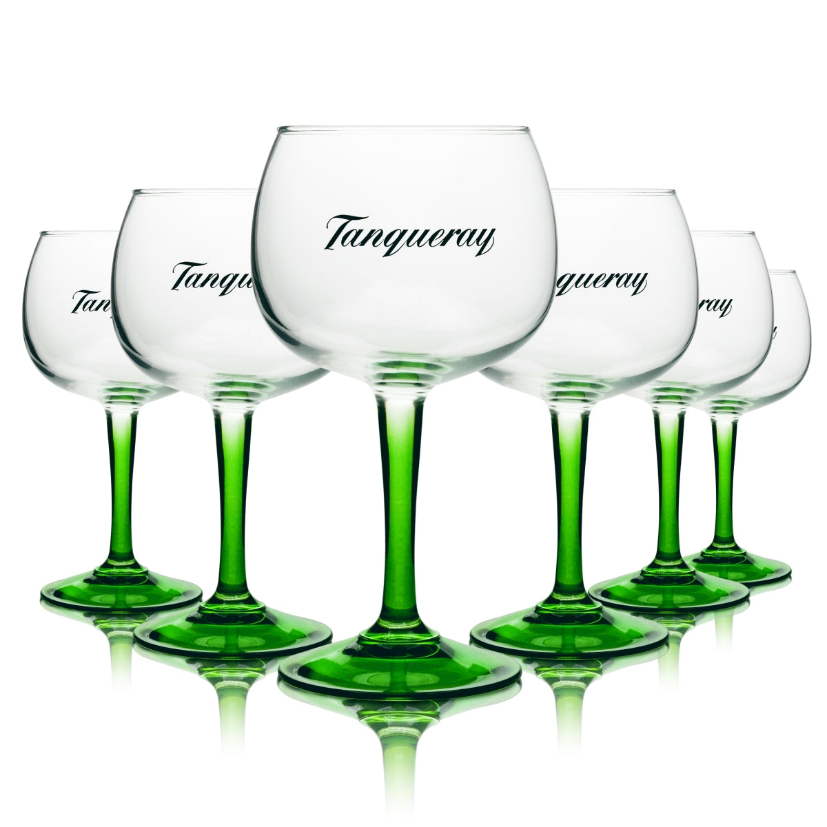 Kieliszki balonowe Tanqueray 0,59 l – zestaw 6 sztuk Kieliszki Copa Gin Tonic XXL zielone – Widok 4