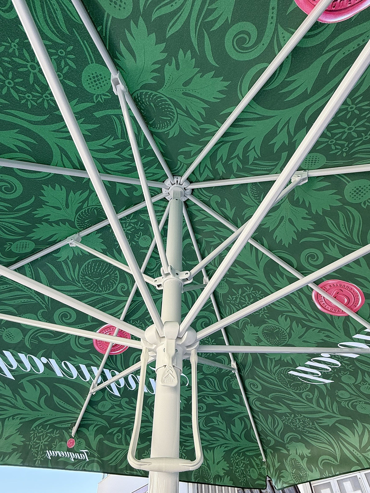 Parasol do ginu Tanqueray 3x3 m – dla browarów i lokali gastronomicznych z ogródkami piwnymi – Widok 2