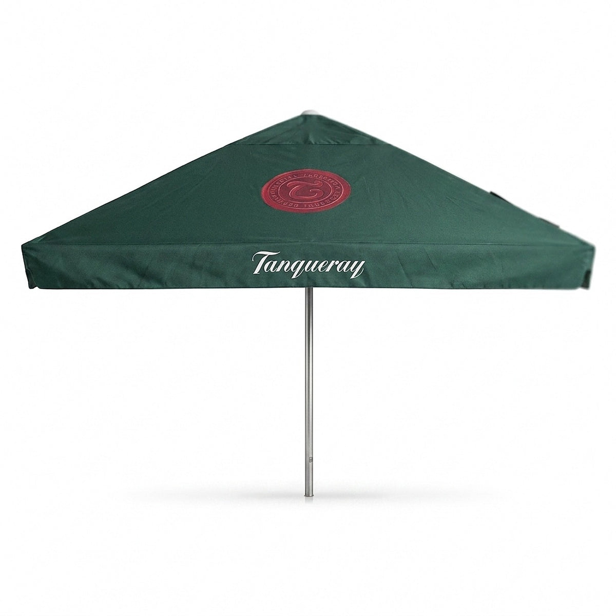 Parasol do ginu Tanqueray 3x3 m z oświetleniem LED – do browaru, lokalu gastronomicznego, ogródka piwnego