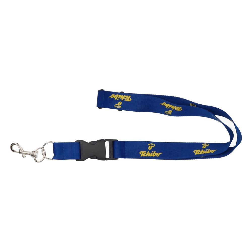 Tchibo Kawa Brelok do kluczy Smycz Lanyard  Niebieski