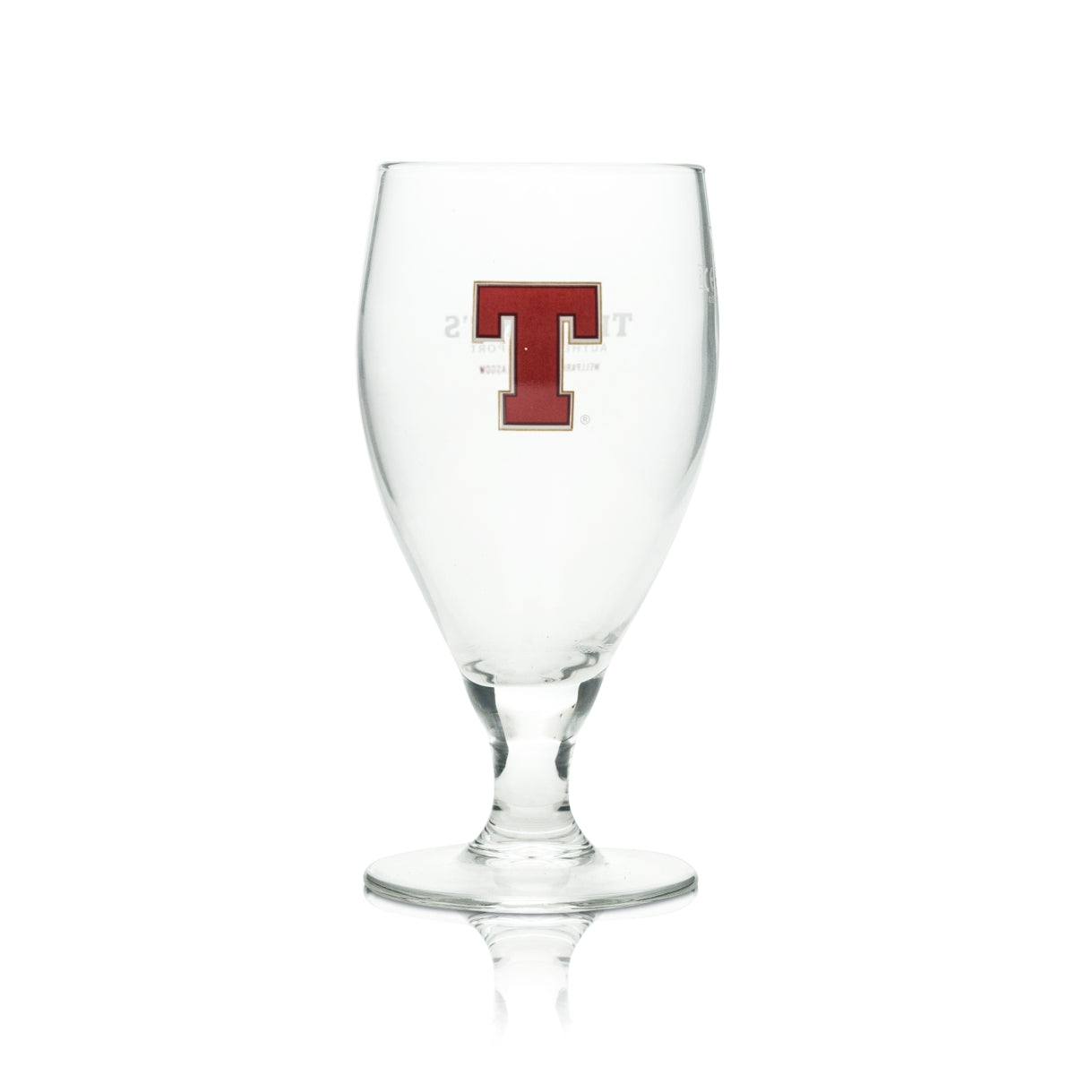 Tennent's Beer Glass 0.25l Goblet Authentic Export Glasgow Glasses Pint Beer Craft