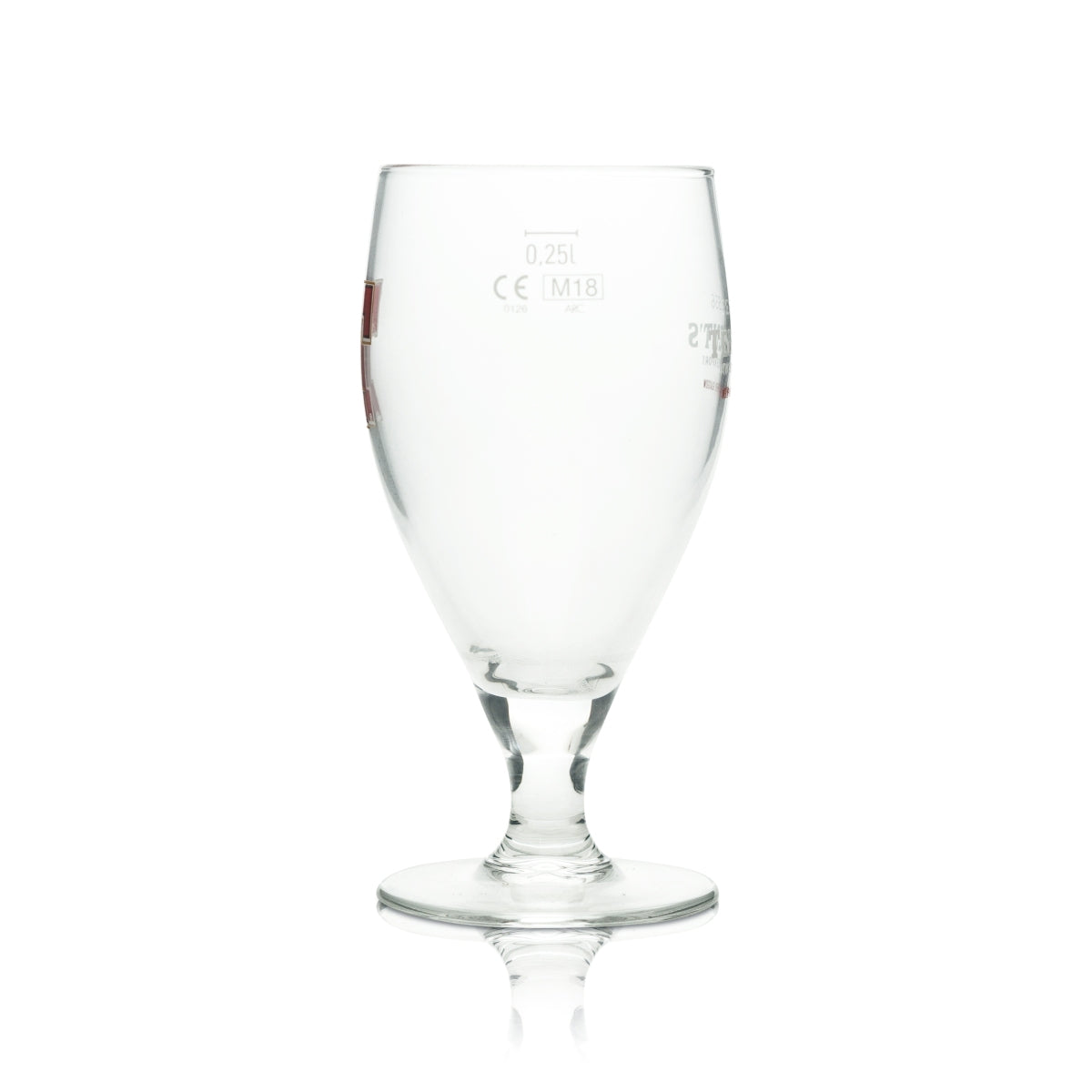 Tennent's Beer Glass 0.25l Goblet Authentic Export Glasgow Glasses Pint Beer Craft – Widok 2