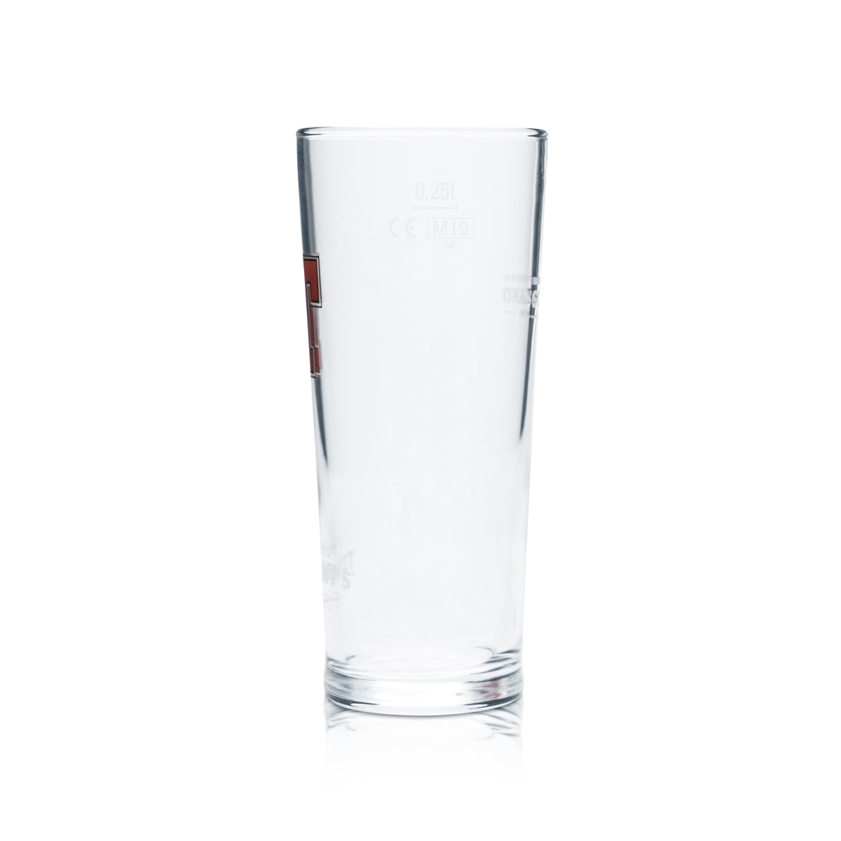6x Tennent's Beer Glass 0.25l Goblet Cup Glasses Calibrated Gastro Beer Wellpark Brew – Widok 3