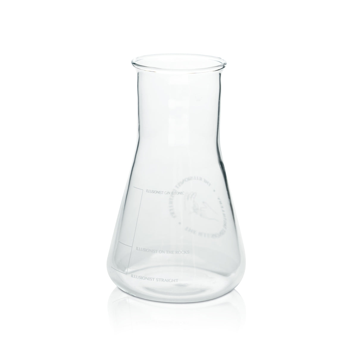 6x The Illusionist Gin Glass 0.3l Longdrink Erlenmeyer Flask Glasses Tonic Gastro – Widok 3